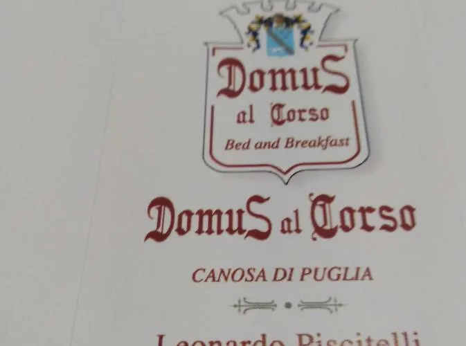 Vendégház Domus Al Corso Con Servizio Canosa di Puglia